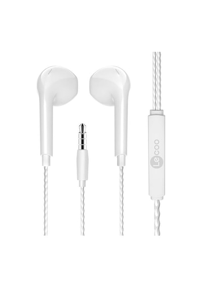 Lecoo Eh104w 3.5 Mm Jacklı Kablolu Kulak İçi Mikrofonlu Kulaklık Beyaz Diğer
