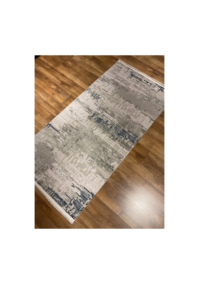 Doku 1027 Mavi Halı Çok Renkli