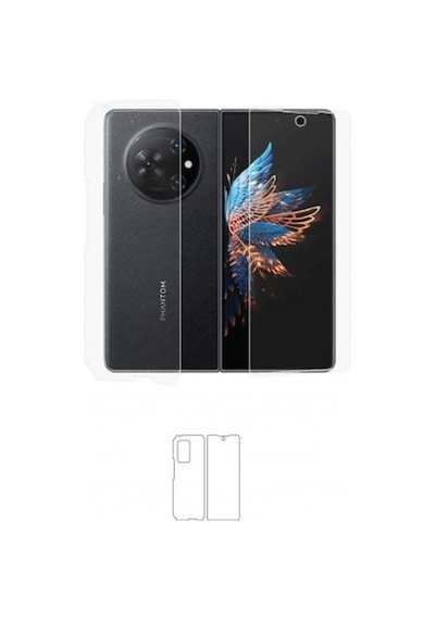 Tecno Phantom V Fold Arka Ve Yan Koruyucu Poliüretan Film