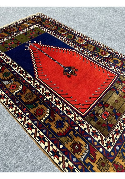EL DOKUMA TAŞPINAR HALISI 121X203 ÇİFT KİŞİLİK SECCADE NAMAZLIK