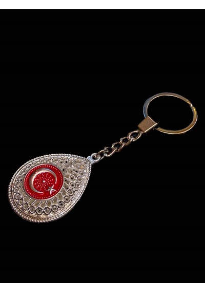 Telkari Model Ayyıldız Tasarım Anahtarlık
