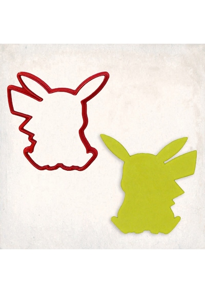 Pokemon Pikachu Kurabiye Kalıbı Şekillendirici Kopat KIrmızı