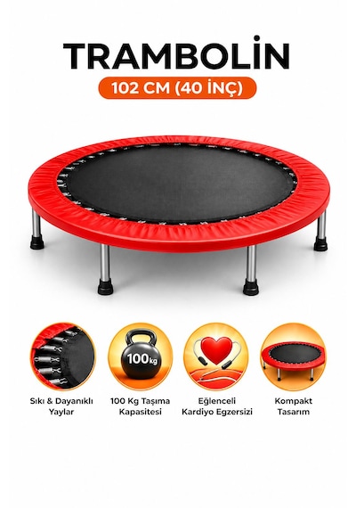 Çocuk Tranbolin Mini Fitness Trambolini Yetişkin Ve Çocuk Zıplama Trambolini Ev Tipi Egzersiz Trambolini