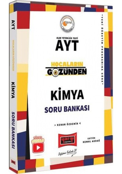 Hocaların Gözünden AYT Kimya Soru Bankası  -  Kenan Özdemir  -  Yargı Yayınları