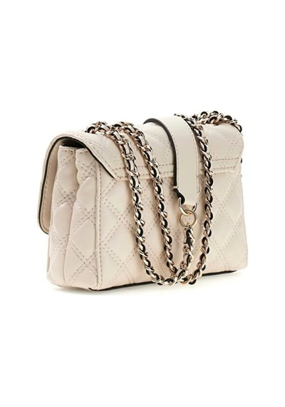 Guess Giully Ii Kadın Omuz Çantası-qg967374 Ekru