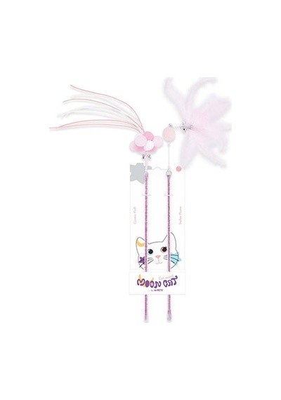 M-pets Mooncat Olta Kedi Oyuncağı Pembe 2li 40 Cm 244-50150.01