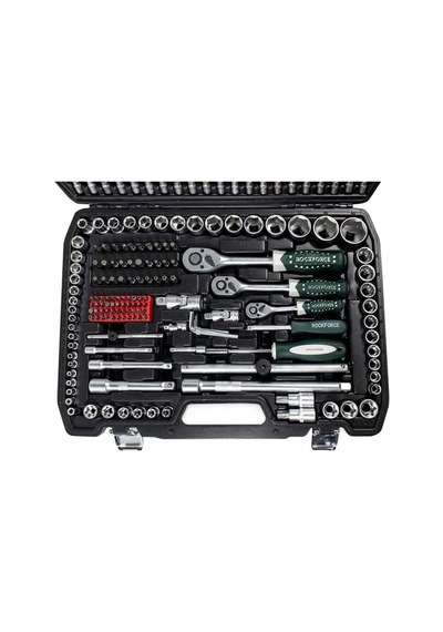 Rockforce 1/2 - 3/8 - 1/4 Profesyonel 216 Parça Lokma Takımı