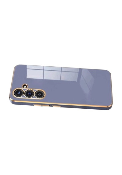 Samsung Galaxy Uyumlu S25 Fe Volet Silikon - Mavi Bz8683140901936