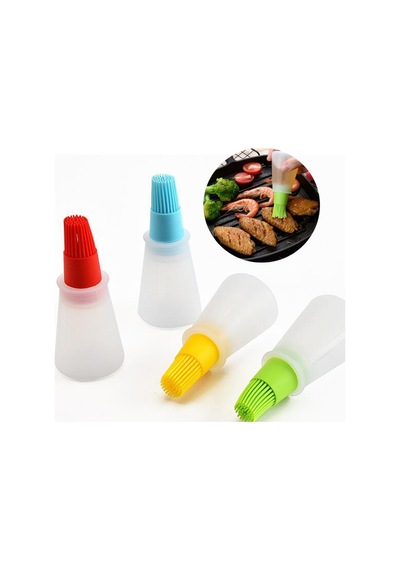 Silikon Pompalı Hazneli Yağ Sos Yumurta Fırça Barbekü Izgara Ölçek - 335616309