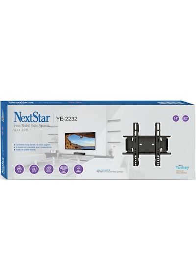 Nextstar 19 22 23 24 26 32" Sabit Lcd Led Tv Askı Aparatı