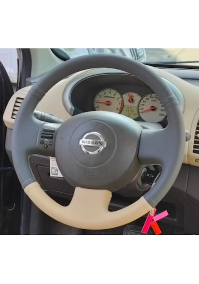 Nissan Micra Kaplama Deri Direksiyon Kilifi