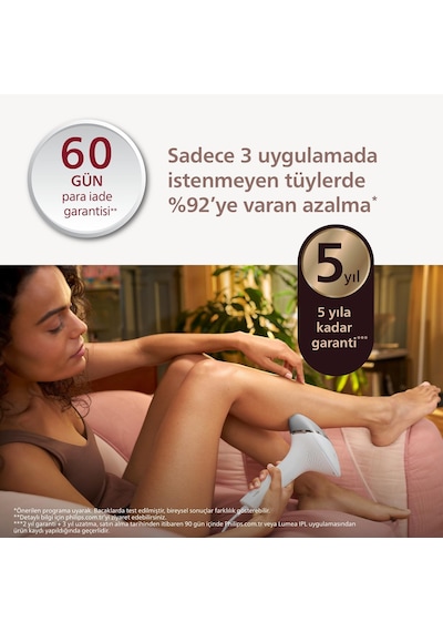 Lumea 8000 Serisi Brı940/00 Ipl Tüy Alma, Vücut İçin 1 Başlık, Çanta
