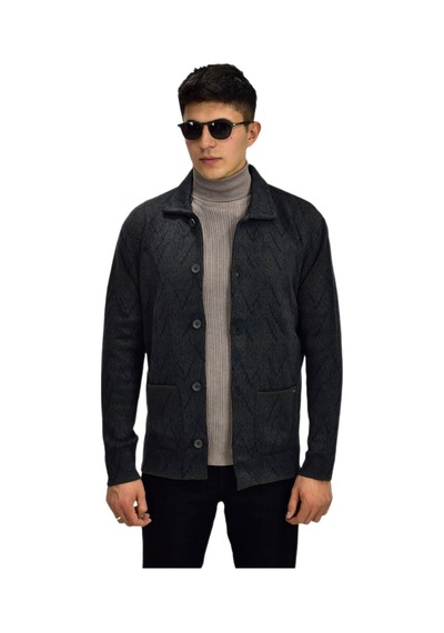 Erkek Spor Düğmeli Hırka R6350 Bgl-st03171 001