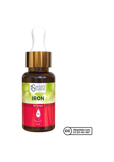 Nature's Supreme Vişne Iron Damla 30 ML