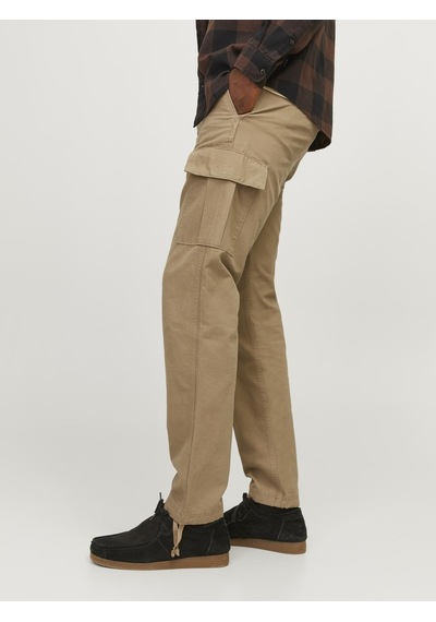 Jack & Jones Erkek Pamuklu Kargo Pantolon - Kane - 12258150 Elmwood