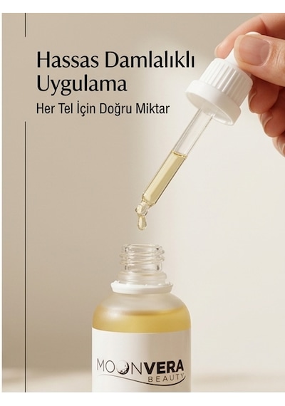 Moonvera Beauty Hint & Argan Yağlı Besleyici Ve Parlatıcı Saç Bakım Yağı 50 Ml