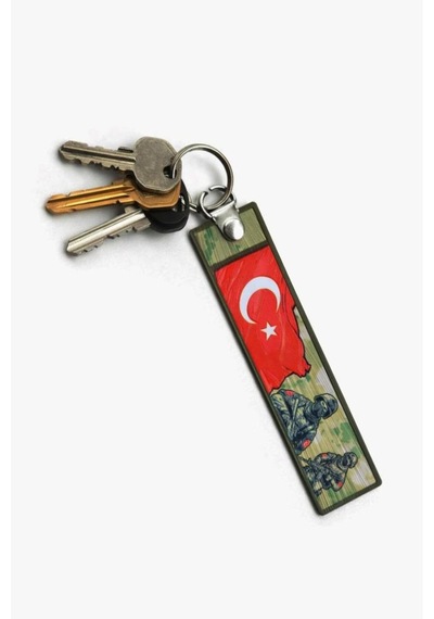 Pvc Anahtarlık Dayanıklı, Esnek Ve Uzun Ömürlü Tasarım 12 X 3 Cm Bir Gece Ansızın - 840169551 Bir Gece Ansızın