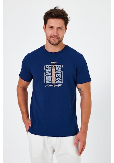 Alexander Gardi Alexandergardı Baskılı Regular Fit T-shirt E24-00213 001