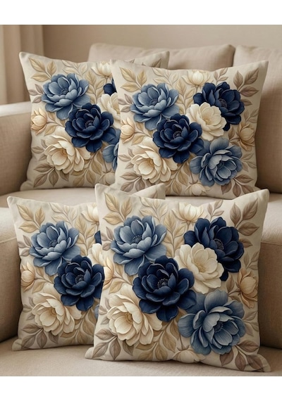 Tasarım Punch Kırlent Kılıfı 1 Adet 35x50 Modern Makine Işçiliği At Motif Diğer