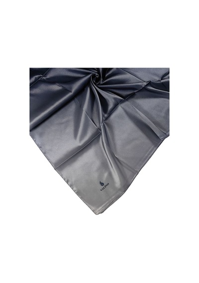 Mim Eşarp Mısırlı Eşarpları Degrade Kristal Sport Bulut Desenli Polyester Eşarp Koyu Lacivert - Koyu Vizon