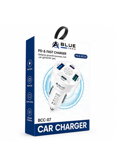 Araç Şarj Başlığı Qualcom Hızlı Şarj Car  Charger