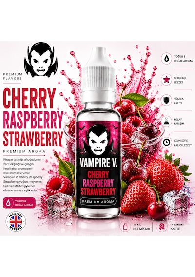 Vampire V. Bar Cherry Raspberry Strawberry Aroma