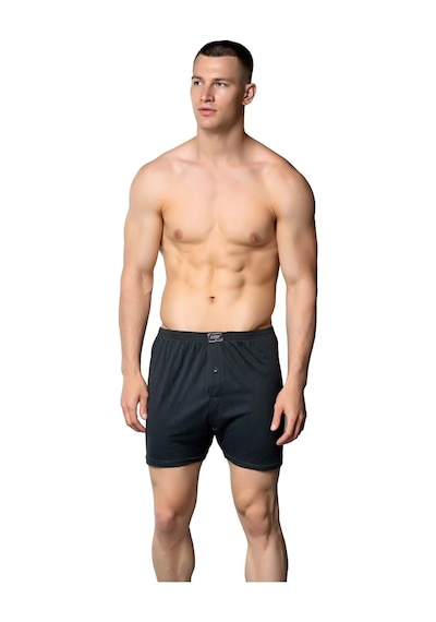 Erkek Penye Boxer Füme Füme