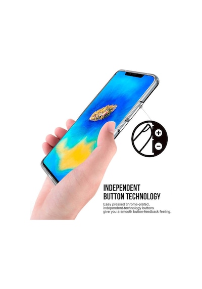 Huawei Mate 20 Pro Kilif Seffaf Sararmaz Gard Silikon 391288093