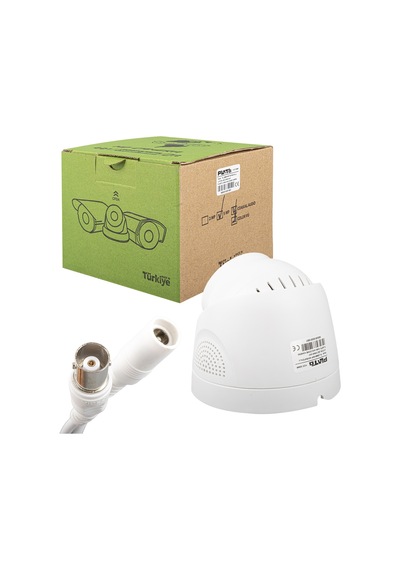 Dome Kamera Plato Pl-22996 5mp Color Vu Mikrofonlu 3.6 Mm 2 Atom Led Plastik Kasa Ahd