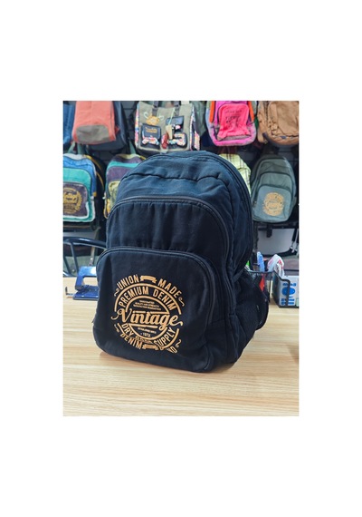 Dark Cotton New Mississippi Bag Sırt Çantası Siyah