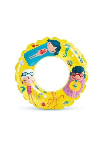 Intex Desenli Deniz Simit 61cm - 59242 Çok Renkli