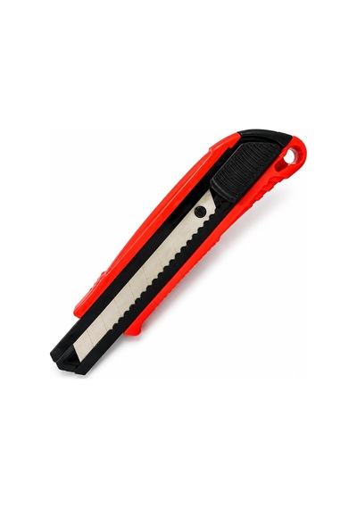 Sara S490 Yarı Plastik Maket Bıçağı 18 Mm Kırılabilir Bıçak, Güçlendirilmiş Bıçak Kanalı