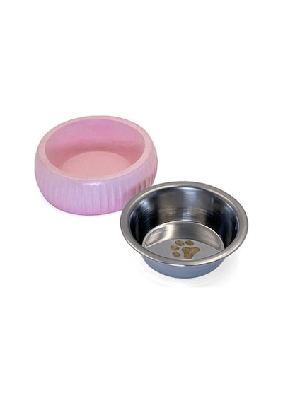 Mikopet Organik Seramik Mama Kabı Pembe