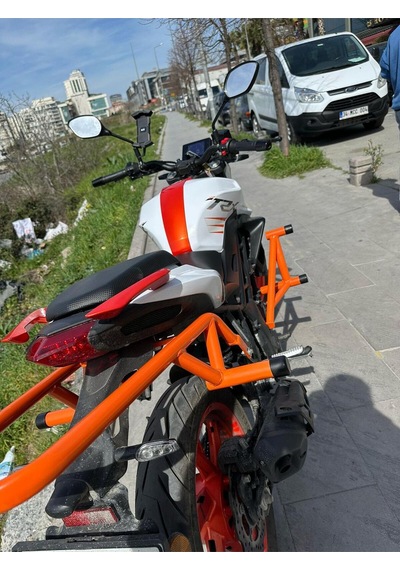 Qj Motor Trx 125 Arka Koruma Demiri Turuncu