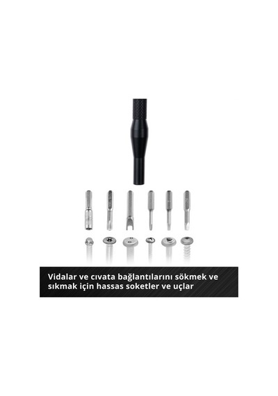 66 Parça Hassas Bits Seti Yüksek Kalite Ve Dayanıklılık