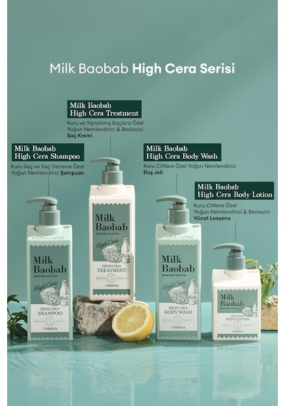 Yoğun Nemlendirici & Besleyici Saç Kremi Mılk Baobab High Cera Treatment Verbena