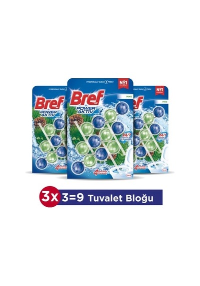 Wc Blok Trio Çam Kokulu Etkili Temizlik Ürünü