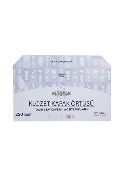 R-2613 Klozet Kapak Örtüsü Siyah