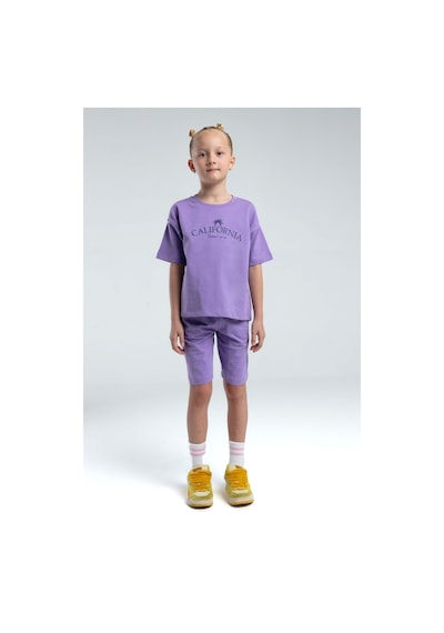Rolypoly Kız Çocuk Mor Bermuda Takım 5274-47598 Mor