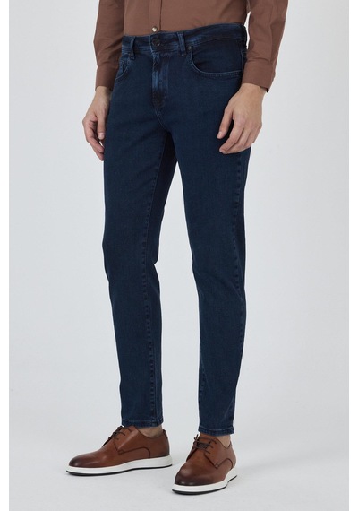 İmza Lacivert Gabardin 5 Cep Düz Paça Casual Slim Fit Pamuklu Denim Pantolon 1023250151 Lacivert İmza Lacivert Gabardin 5 Cep Düz Paça Casual Slim Fit Pamuklu Denim Pantolon 1023250151 Lacivert