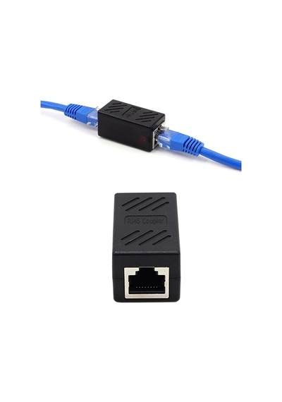 Lexroo 1 Portlu Ethernet Splitter, Çift Lan Kablosu, Ethernet Bölücü, Rj45 Dişi Adaptör Konnektörü