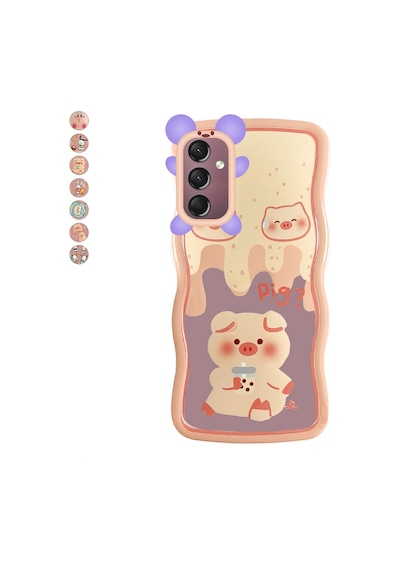 Samsung Galaxy Uyumlu A24 Kılıf Marla Seri Desenli Silikon Kapak
