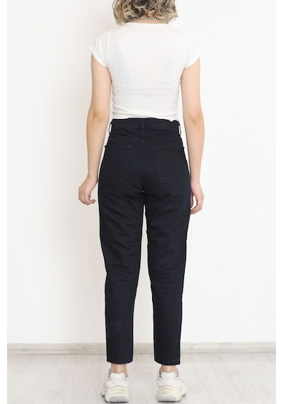 Mokashopin - Boyfriend Kot Pantolon Koyulacivert - 11917.1431. 001