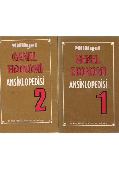 Genel Ekonomi Ansiklopedisi 1 Ve 2 Cilt Takım