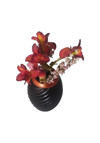Dekoratif El Yapımı Modern Seramik Vazo 28 Cm Genel