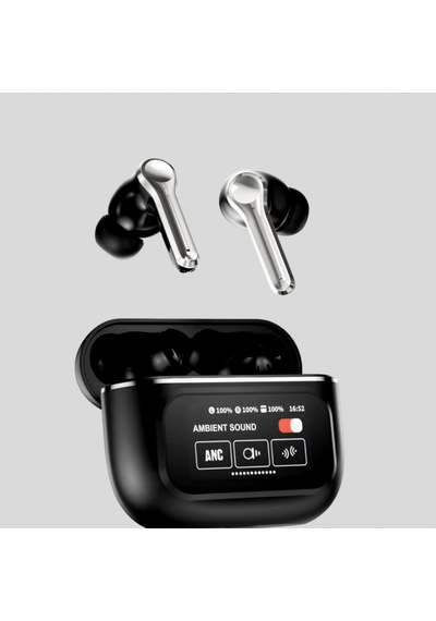 Anc Kablosuz Bluetooth 5.3 Kulaklık Dijital Ekran Ve Dokunmatik Kontrol 00