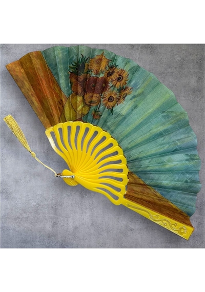 Yelpaze Vincent Van Gogh'un Ayçiçeği Görseli
