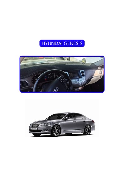 Hyundai Genesistorpido Koruma Halısı Mavi Kenar