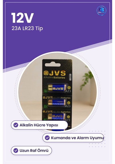 Pil 23a Lr23 12v Alkalin Araç Kumandası İçin Yedek Alarm Anahtarl