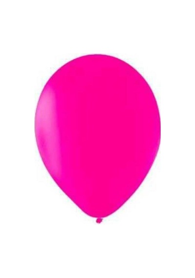 Metalik Fuşya Balon 10'lu Paket Pembe
